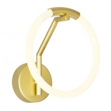  1273W10-1-602 - Hoops 1 Light LED Wall Sconce With Satin Gold Finish