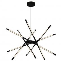  1375P31-6-101 - Oskil LED Integrated Chandelier With Black Finish