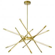  1375P31-6-602 - Oskil LED Integrated Chandelier With Satin Gold Finish