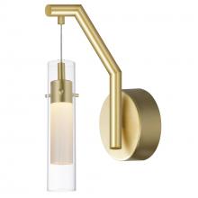  1606W5-1-602 - Olinda LED Integrated Satin Gold Wall Light