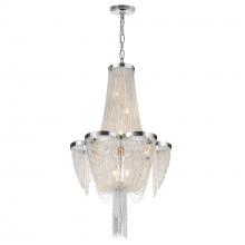  5480P14C - Taylor 7 Light Down Chandelier With Chrome Finish