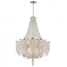  5480P34C - Taylor 18 Light Down Chandelier With Chrome Finish