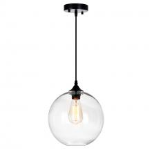 CWI Lighting 5553P10-Clear - Glass 1 Light Down Mini Pendant With Clear Finish