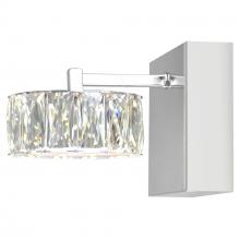  5625W5ST - Milan LED Bathroom Sconce With Chrome Finish