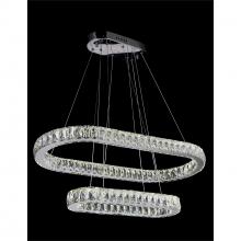  5628P34ST-2O - Milan LED Chandelier With Chrome Finish