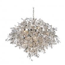  5630P35C - Flurry 17 Light Down Chandelier With Chrome Finish
