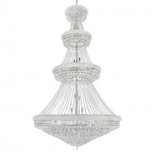  8001P50C - Empire 42 Light Down Chandelier With Chrome Finish