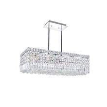  8030P26C-RC - Colosseum 8 Light Down Chandelier With Chrome Finish