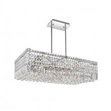  8030P30C-RC - Colosseum 10 Light Down Chandelier With Chrome Finish