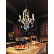 CWI Lighting 9836P17-4-125 - Electra 4 Light Up Chandelier With Oxidized Bronze Finish