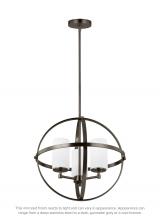  3124603-778 - Alturas contemporary 3-light indoor dimmable ceiling chandelier pendant light in brushed oil rubbed