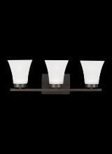  4411603-710 - Bayfield contemporary 3-light indoor dimmable bath vanity wall sconce in bronze finish with satin et