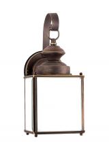  84157D-71 - Jamestowne transitional 1-light medium outdoor exterior Dark Sky compliant wall lantern sconce in an