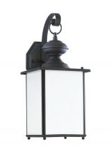  84158D-12 - Jamestowne transitional 1-light outdoor exterior Dark Sky compliant wall lantern sconce in black fin