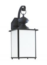  84158DEN3-12 - Jamestowne transitional 1-light LED outdoor exterior Dark Sky compliant wall lantern sconce in black