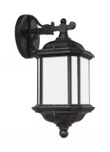  84530EN3-746 - Kent traditional 1-light LED outdoor exterior medium wall lantern sconce in oxford bronze finish wit