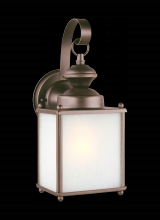  84570EN3-71 - Jamestowne transitional 1-light LED medium outdoor exterior wall lantern in antique bronze finish wi