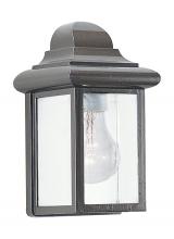  8588-10 - Mullberry Hill traditional 1-light outdoor exterior wall lantern sconce in bronze finish with clear