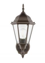  88941-71 - Bakersville traditional 1-light outdoor exterior wall lantern sconce in antique bronze finish with c
