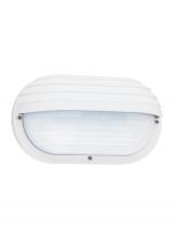  89805-15 - Bayside traditional 1-light outdoor exterior wall lantern sconce in white finish with polycarbonate