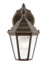 89937-71 - Bakersville traditional 1-light outdoor exterior small wall lantern sconce in antique bronze finish