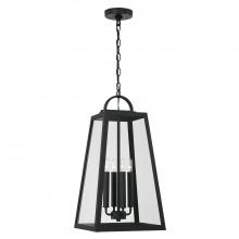 Capital 943744BK - 4 Light Outdoor Hanging Lantern