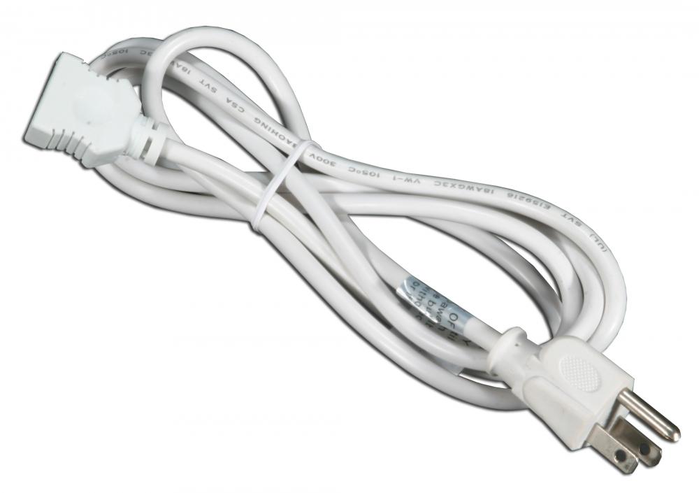 PRIORI White 6-Foot Power Cord for T2 Under Cabinet Light