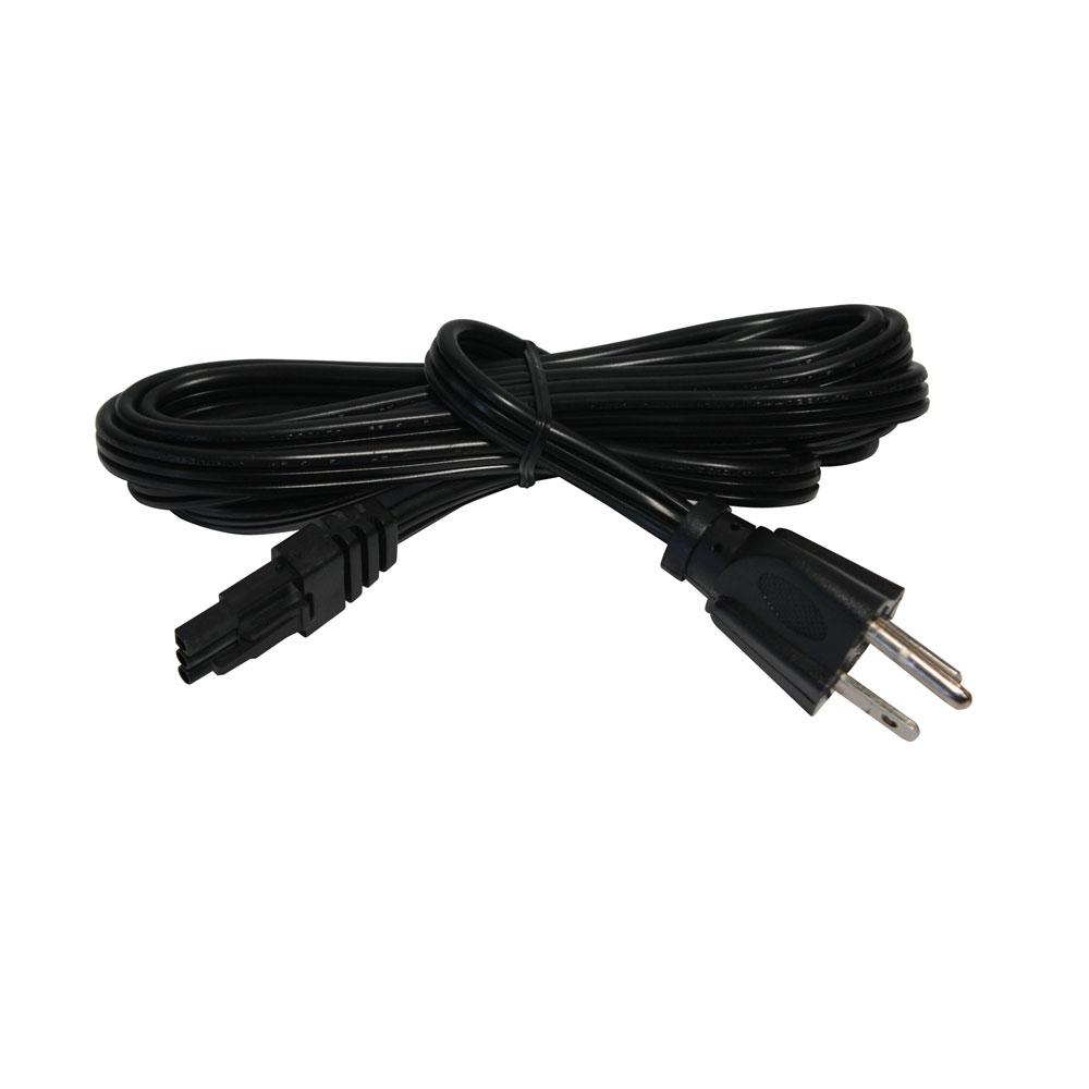 LUC Series Black Grounded Power Cord