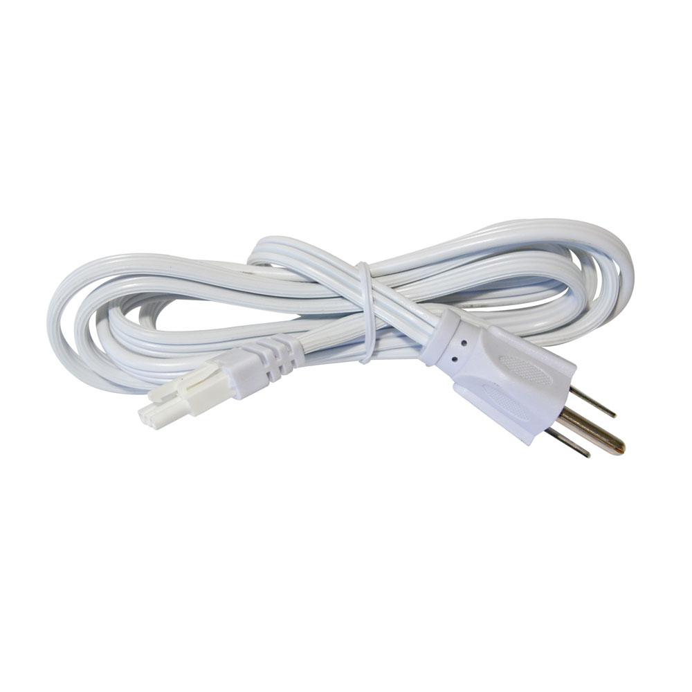 LUC Series White Grounded Power Cord