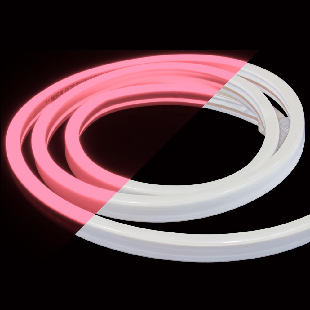 Mini POLAR2 Neon, 150&#39; Reel, 120 Volt, 2.4 W/Ft, 18&#34; Cuttability, Opaque Jacket, Pink LED,