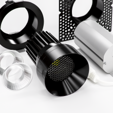 American Lighting RHYM-DL3Q-15-36-THNC-5CCT-BK - RHYME DOWNLIGHT DEEP BAFFLE SQUARE