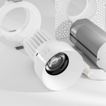 American Lighting RHYM-DL3R-15-2450-ZOM-5CCT-WH - RHYME DOWNLIGHT ZOOM LENS