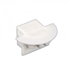  PE-AA2DF-FEED - END CAP WITH WIRE FEED HOLE FOR PE-AA2DF, WHITE PLASTIC