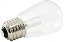  PS14-E26-WH - PREM LED S14 LAMP,TRANSPARENT GLASS,1.4W,120V,E26,5500K WH,48LM, 75 CRI