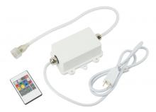 RGB-H2-IR-5A - 120V 5A RECEIVER W/ IR REMOTE CONTROL, cETLus, UP TO 196FT,5FT FUSED POWER CORD