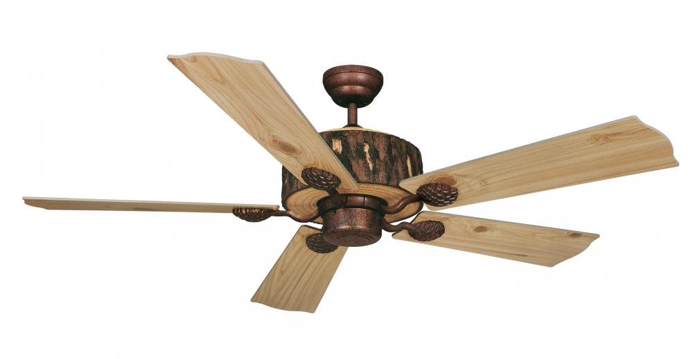 Log Cabin 52-in Ceiling Fan Weathered Patina