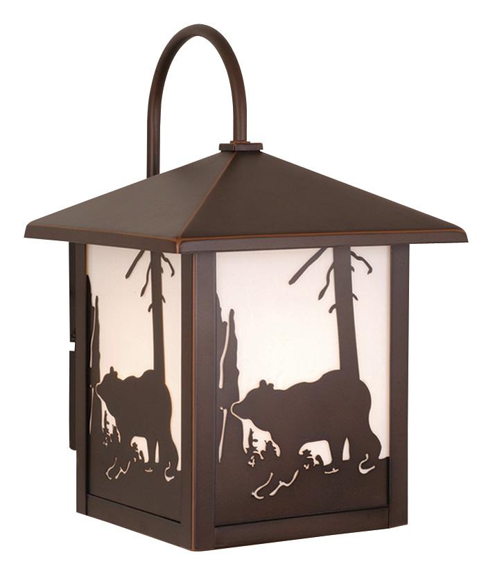 Bozeman 8-in Outdoor Wall Light Burnished Bronze