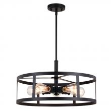  P0376 - Akron 20-in. 5 Light Pendant Oil Rubbed Bronze