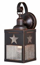  T0331 - Ranger 5-in Star Outdoor Wall Light Burnished Bronze
