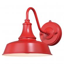  T0486 - Dorado 9-in Outdoor Wall Light Red and White