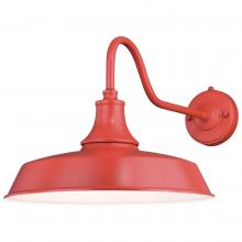  T0488 - Dorado 15-in Outdoor Wall Light Red and White