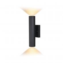  T0552 - Chiasso 14.25 in. H LED Outdoor Wall Light Textured Black