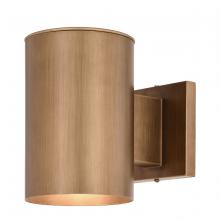  T0587 - Chiasso 7.25 in.H Outdoor Wall Light Warm Brass
