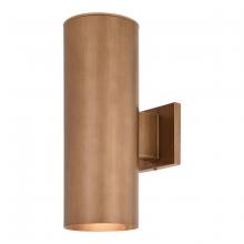  T0588 - Chiasso 14.25 in.H Outdoor Wall Light Warm Brass