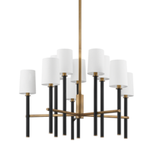  F2832-PBR/TBK - BELVEDERE Chandelier