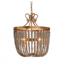  H7126-3AG - Darcia large Chandelier in Antique Gold