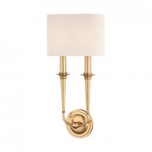 Hudson Valley 1232-AGB - 2 LIGHT WALL SCONCE