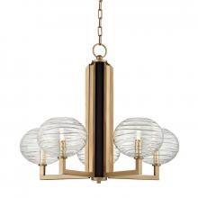  2415-AGB - 5 LIGHT CHANDELIER