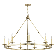  3209-AGB - 9 LIGHT CHANDELIER