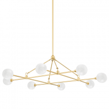 4846-AGB - 8 LIGHT CHANDELIER